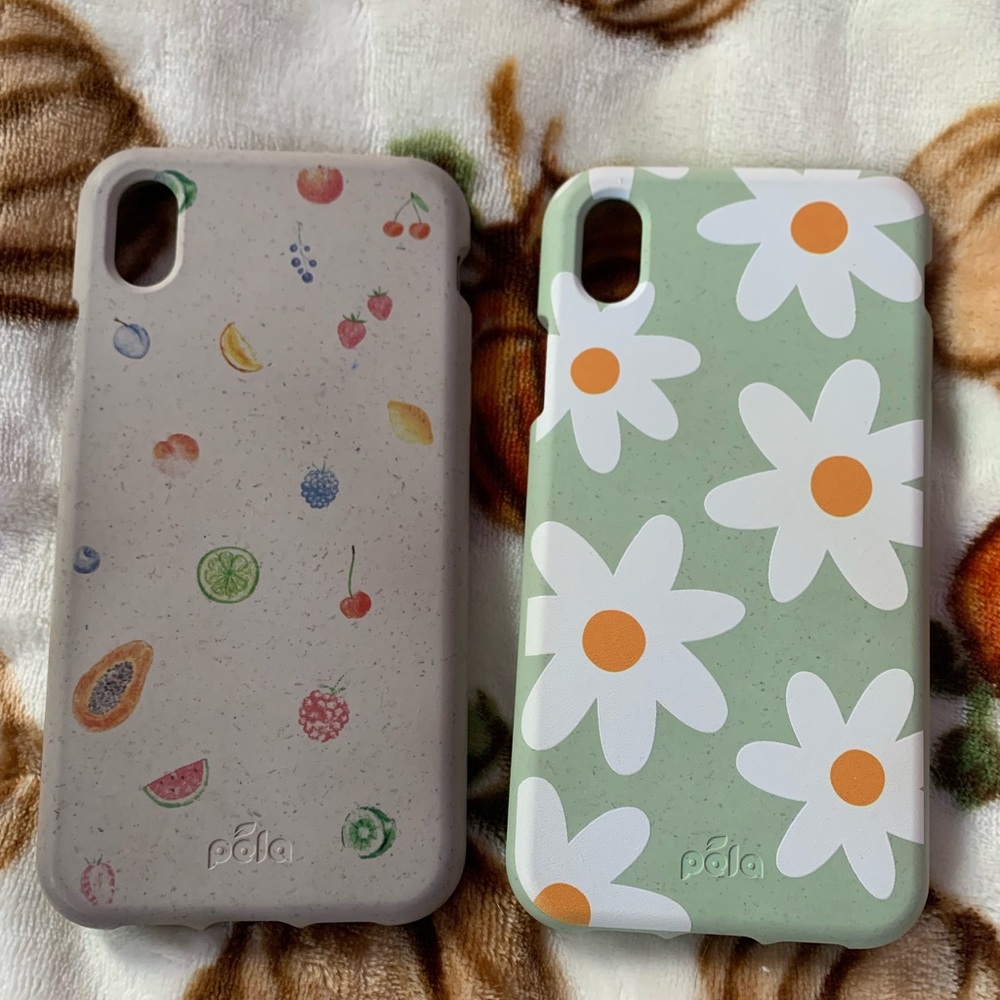 Eco-Friendly Phone Case - Green and Cream